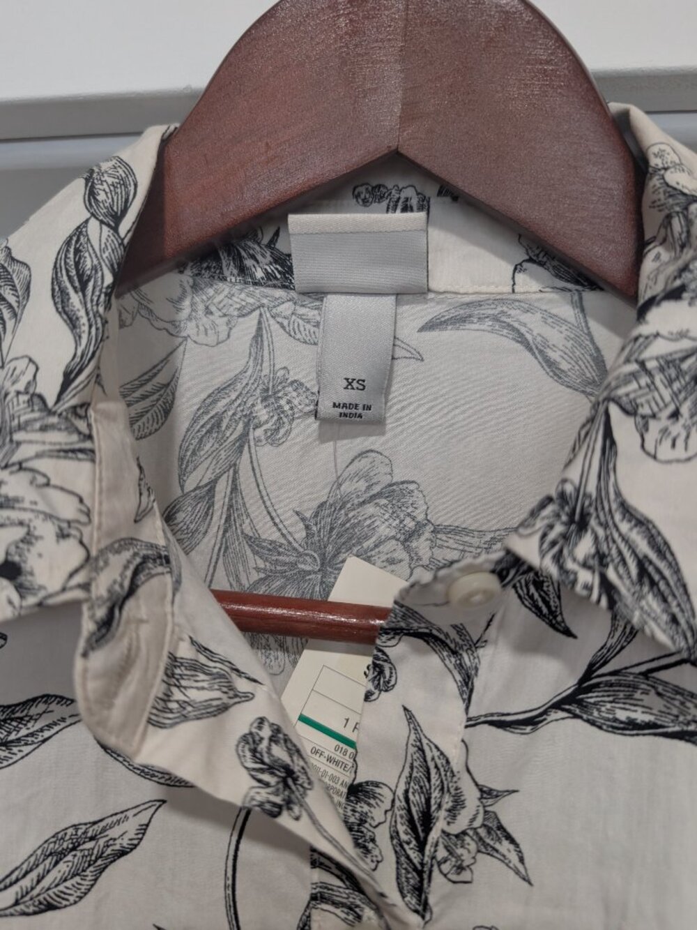 1 piece off-white floral print dress by a new day NWT size xs - Picture 2 of 5